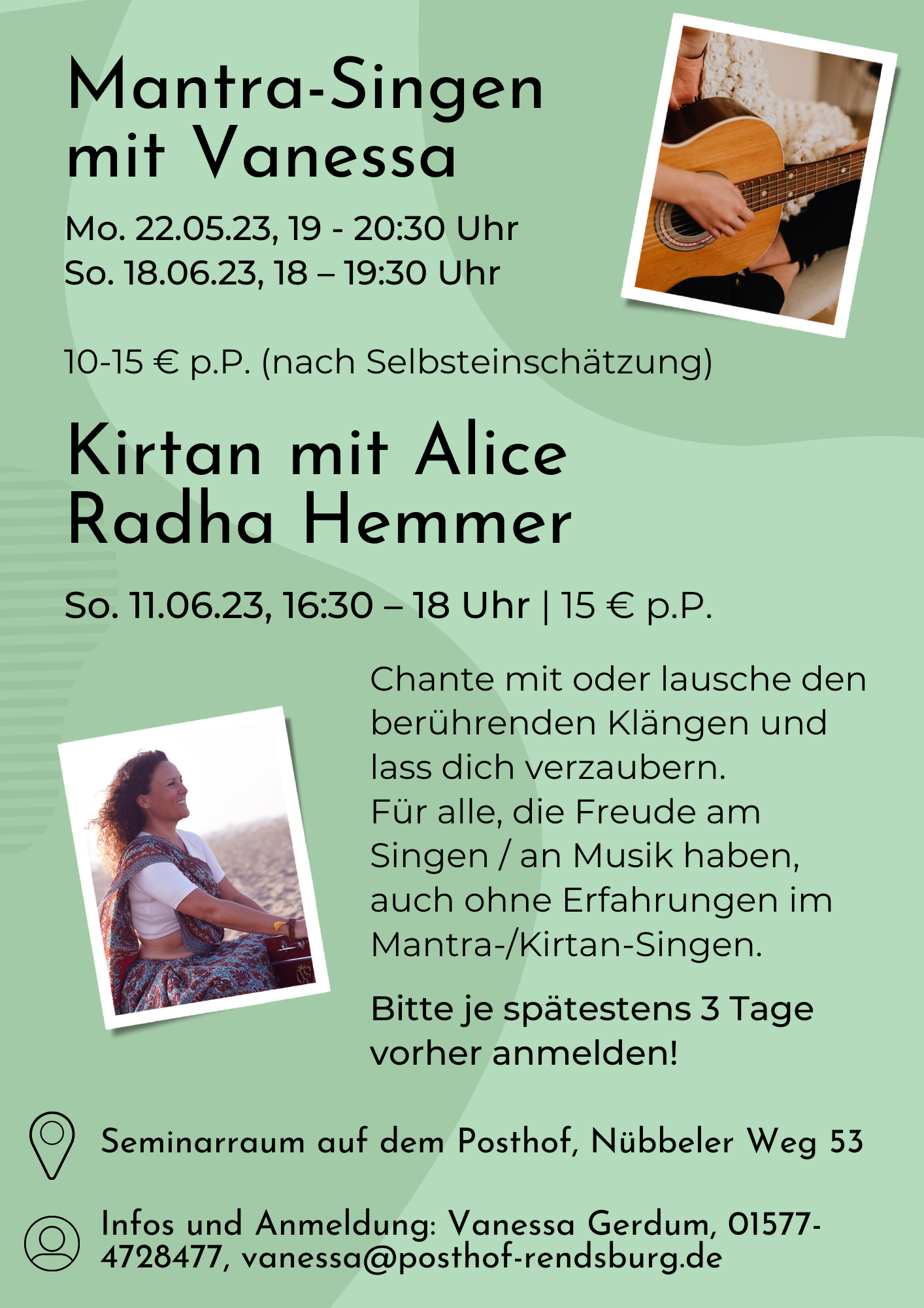 Kirtan (Mantra-Singen) mit Alice Radha Hemmer