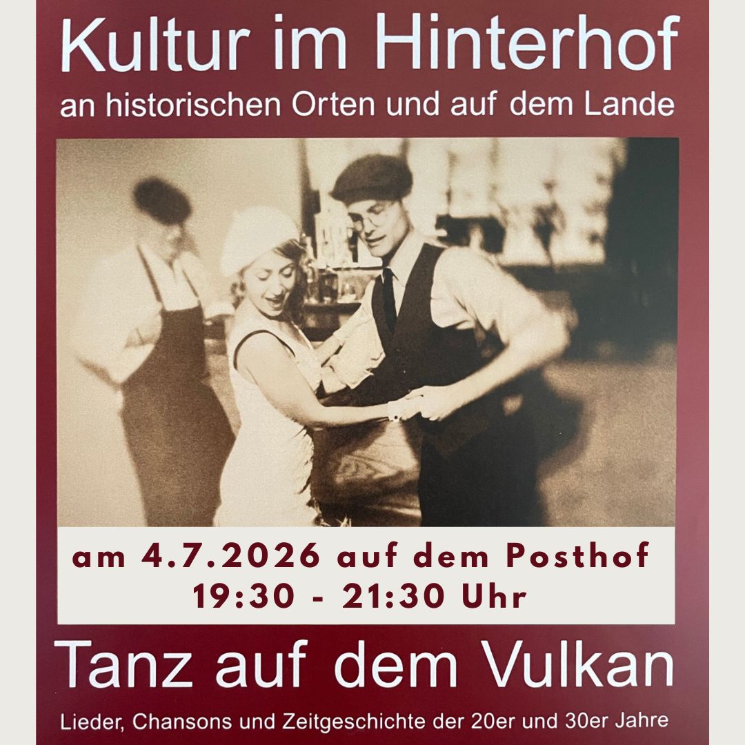 Kultur im Hinterhof: „Tanz auf dem Vulkan